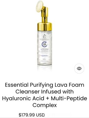 INNER CELLS: Purifying LAVA FOAM CLEANSER with BUILT-IN SCRUB